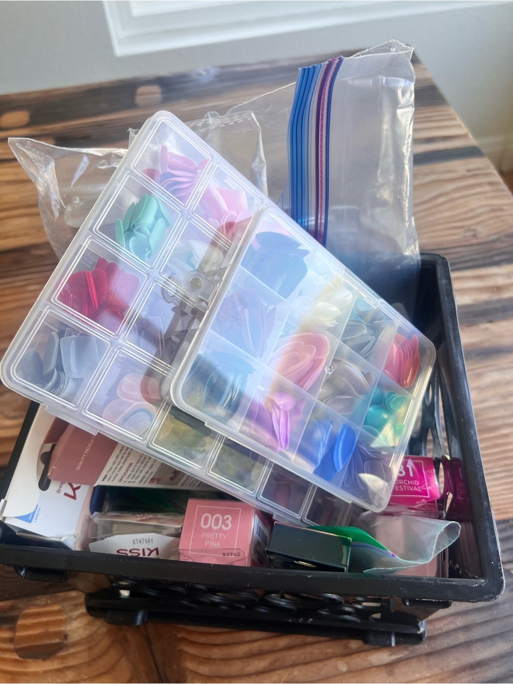 Assorted Press-On Nail Set - Pink & Multicolor - Picture 2 of 7
